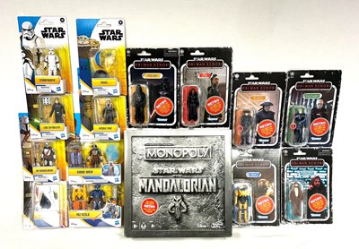 Lot 61 - Selection of Hasbro Star Wars modern 3 3/4" figures MISP