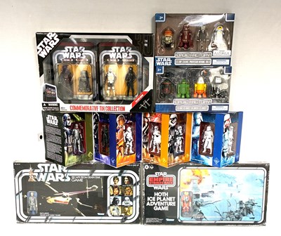 Lot 63 - Hasbro Star Wars modern 3 3/4" figure sets x 6 MISP