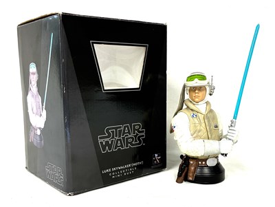 Lot 65 - Gentle Giant Star Wars Luke Skywalker (Hoth) Mini Bust MIB