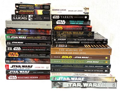 Lot 67 - Selection of Star Wars Reference Books and Hard Back Novels
