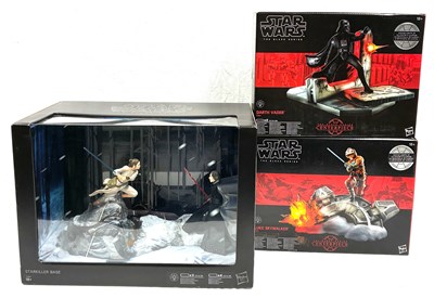 Lot 69 - Hasbro Star Wars Black Series Starkiller Base Diorama & Centerpiece sets x 2 MISB