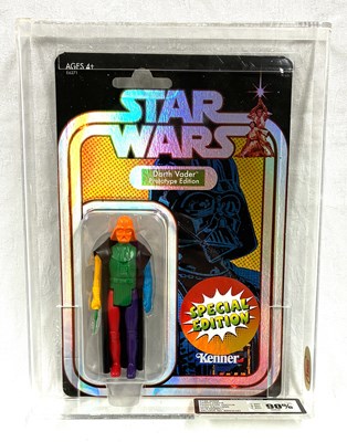 Lot 70 - Hasbro Star Wars Retro Darth Vader Prototype 3 3/4" figure Graded UKG 90% GOLD MISP