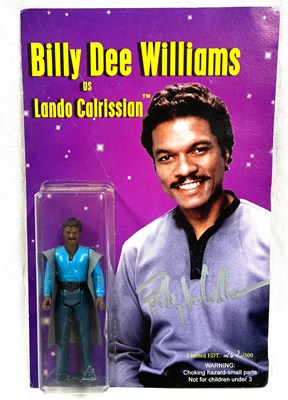 Lot 76 - Kenner Star Wars vintage Autographed Lando Calrissian 3 3/4" figure MOC