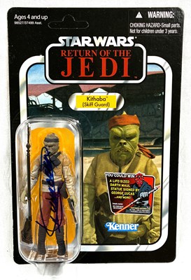 Lot 85 - Hasbro Star Wars Autographed Vintage Collection Kithaba VC56 3 3/4" figure