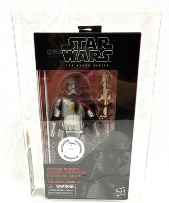 Lot 93 - Hasbro Star Wars Black Series Captain Phasma 6" figure Graded UKG 90% GOLD MISP