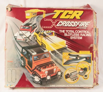 Lot 4 - TCR 1645-1 Crossfire Slot Car Racing Set.