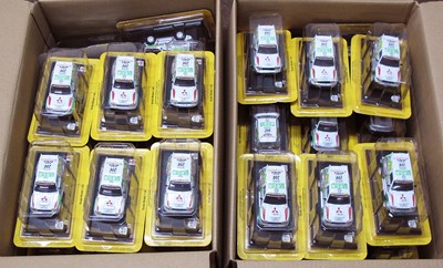 Lot 15 - DelPrado 1/43rd 72x 1998 Paris Dakar Rally Mitsubishi Pajero Evolution