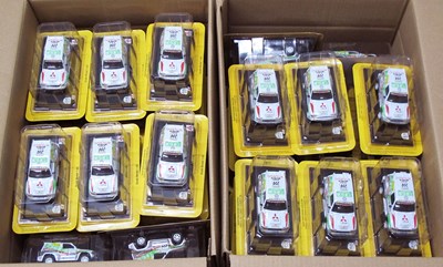 Lot 17 - DelPrado 1/43rd 72x 1998 Paris Dakar Rally Mitsubishi Pajero Evolution