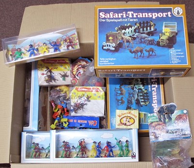 Lot 24 - Boxed & Loose Plastic Figures & Sets.