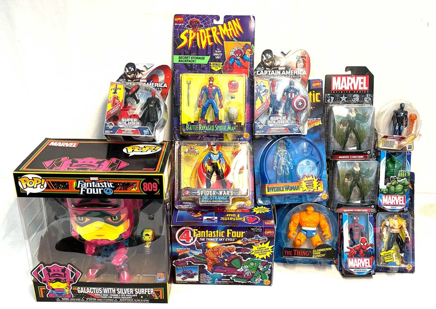 Lot 247 - Selection of assorted Marvel figures,