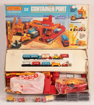 Lot 60 - Matchbox PS1 Container Port Playset.
