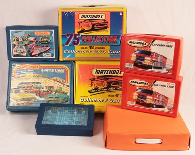 Lot 67 - Matchbox Superfast - Group of 8x Carry Cases.