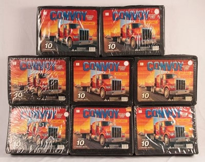 Lot 68 - Matchbox Convoy - Group of 8x 10 Truck Carry Cases.