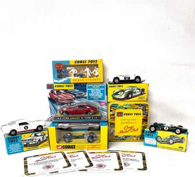 Lot 115 - Hornby - Corgi Toys Re-Issue Cars & Figure Set.