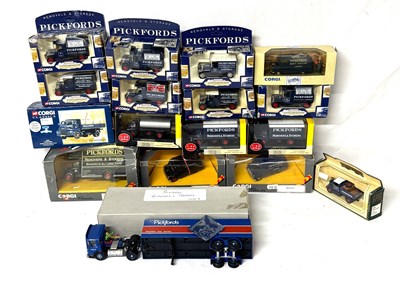 Lot 149 - Corgi Classics & Lledo Vanguards - Group of Pickfords Removals Vehicles.