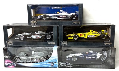 Lot 153 - Hot Wheels - Group of 1/18th Scale Formula 1 & GT Endurance Cars.