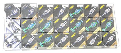 Lot 154 - Onyx 1/43rd Scale - Group of Williams & Benetton F1 Cars.
