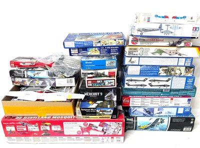 Lot 162 - Airfix, Revell, Trumpeter & Others Similar. Group of Mainly Aircraft Kits.