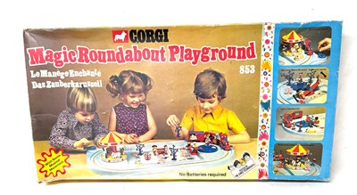 Lot 166 - Corgi 853 "The Magic Roundabout" Playground Set.