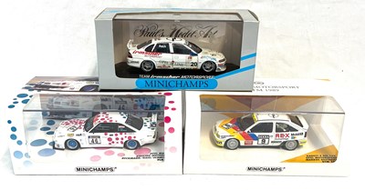 Lot 220 - Minichamps 1/43 Scale Diecast Models x3 MISP
