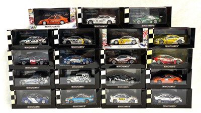 Lot 224 - Minichamps 1/43 Scale Diecast Models x 19