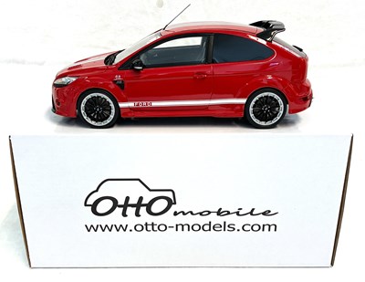 Lot 239 - Otto Mobile 1/18th scale Die-cast Ford Focus RS Le Mans Edition (red/white) MIP