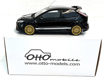 Lot 241 - Otto Mobile 1/18th scale Die-cast Ford Focus RS Le Mans Edition (black/white) MIP