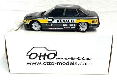 Lot 242 - Otto Mobile 1/18th scale Die-cast Renault R21 Super Production 1988 (metallic grey) MIP