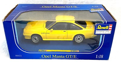 Lot 257 - Revell 1/18th scale Die-cast Opel Manta GT/E (yellow) MIB