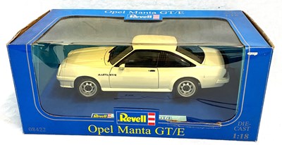 Lot 258 - Revell 1/18th scale Die-cast Opel Manta GT/E (white) MIB