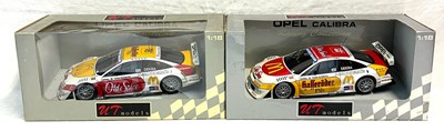 Lot 259 - UT Models 1/18th scale Die-cast Opel Calibra x 2 MIB