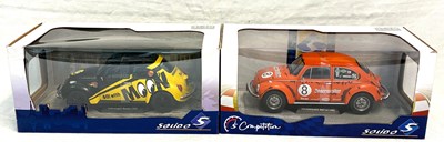 Lot 260 - Solido 1/18th scale Die-cast Volkswagen Beetle 1303 x 2 MIB