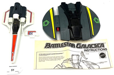 Lot 51 - Mattel vintage Battlestar Galactica vehicles x 2