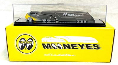 Lot 264 - Custom Crew Mooneyes Die-cast The Sledster (metallic grey) MIB