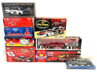 Lot 284 - Dragsters Funny Cars and Stock Cars 1/24th Scale x 9