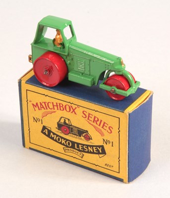 Lot 3 - Matchbox Regular Wheels 1b Aveling Barford Diesel Road Roller - Stannard Code 1