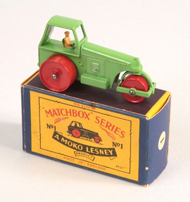 Lot 4 - Matchbox Regular Wheels 1c Aveling Barford Diesel Road Roller - Stannard Code 1
