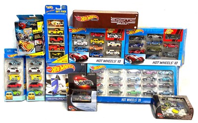 Lot 277 - Hot Wheels 1/64 Scale Die-cast vehicle multipacks x 11 MISP