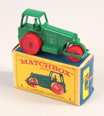 Lot 6 - Matchbox Regular Wheels 1d Aveling Barford Diesel Road Roller - Stannard Code 3 RARE TYPE E3 BOX
