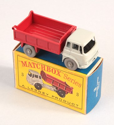 Lot 12 - Matchbox Regular Wheels 3b Bedford TK Tipper Truck Stannard Code 9 RED TIPPER + GREY PLASTIC WHEELS