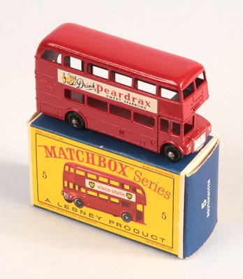 Lot 23 - Matchbox Regular Wheels 5c London Routemaster Bus "Drink Peardrax" - Stannard Code 5