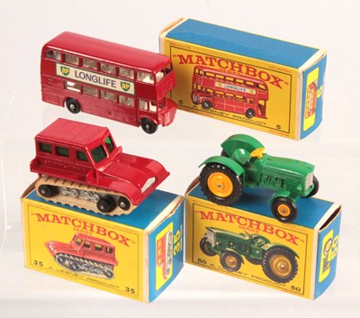 Lot 24 - Matchbox Regular Wheels Group of 3 x models in SCARCE TYPE E3 BOXES.