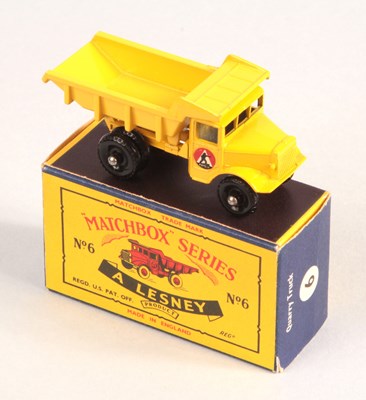 Lot 28 - Matchbox Regular Wheels 6b Euclid Quarry Truck - Stannard Code 3 WITH TYPE C LESNEY BOX