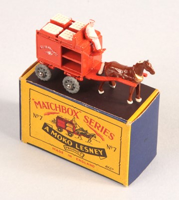 Lot 31 - Matchbox Regular Wheels 7a Horse Drawn Milk Float - UNLISTED STANNARD CODE