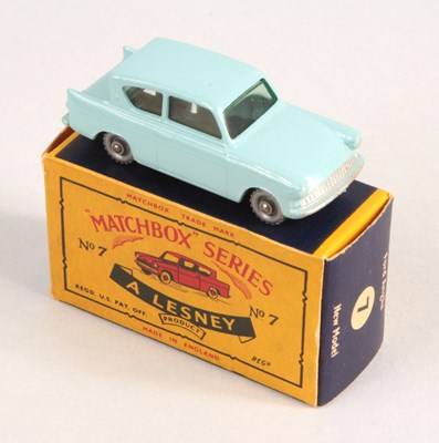 Lot 32 - Matchbox Regular Wheels 7b Ford Anglia - Stannard Code 5 With 20-Tread SPW + Type C Lesney Box
