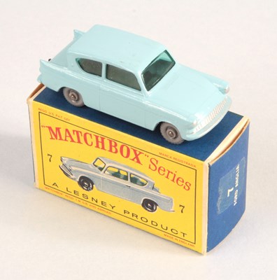 Lot 33 - Matchbox Regular Wheels 7b Ford Anglia - UNLISTED STANNARD CODE WITH FACTORY WHEEL ERROR