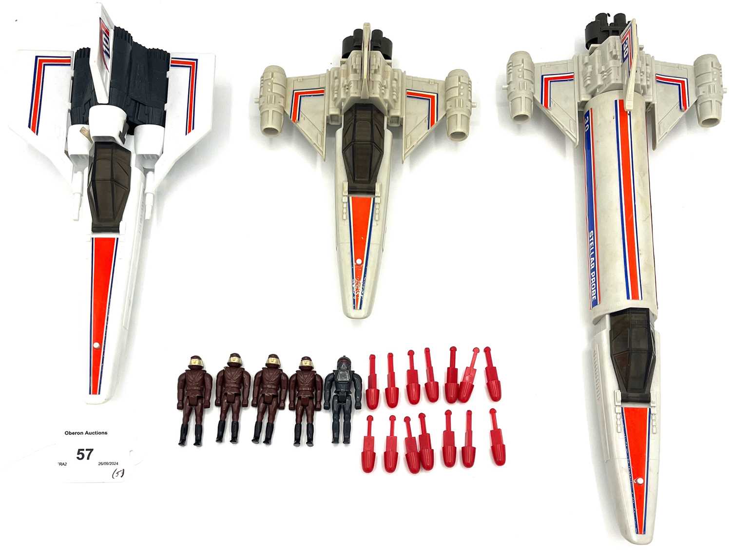 Lot 57 - Mattel vintage Battlestar Galactica vehicles x 5