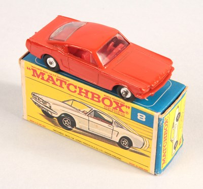 Lot 37 - Matchbox Regular Wheels 8e Ford Mustang - Stannard Code 7 RARE TRANSITIONAL BURNT ORANGE BODY
