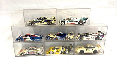 Lot 296 - Pre-made and Painted Racing Car kits x 8