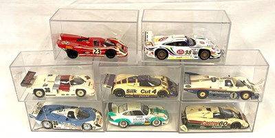 Lot 297 - Pre-made and Painted Racing Car kits x 8